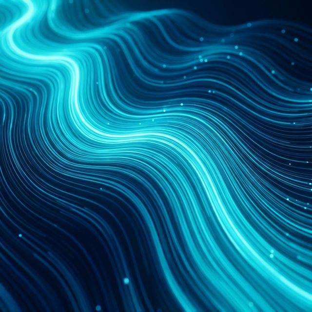 Abstract digital wave background